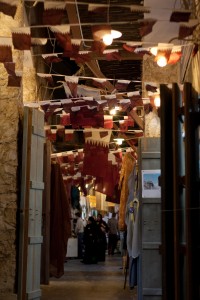 Souq Waqif, a marketplace and one of the favorite tourist spots in Doha.