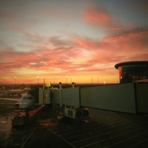 Sunrise in the Indy airport after the last night of CSM. As you can see, the weather did get better, it was actually pretty nice by the end of the conference.